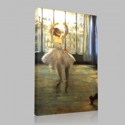 Edgar Degas-Danseuse posant chez un photographe Stampa su Tela