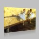 Edgar Degas-Danseuses à la barre Canvas