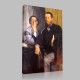 Edgar Degas-Edmond et Thérèse Morbill Canvas Edgar Degas-Edmond et Thérèse Morbill Canvas