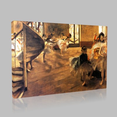 Edgar Degas-La Répétition de danse Canvas