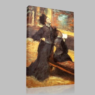 Edgar Degas-La Visite au musée Canvas