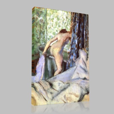 Edgar Degas-Le Bain, le bain matinal Canvas