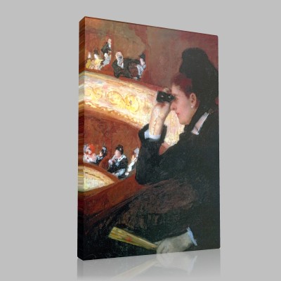 Mary Cassatt-At the Opera Canvas
