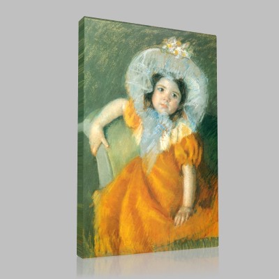 Mary Cassatt-Child in Orange Dress Canvas