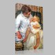 Mary Cassatt-Mother About to Wash Her Sleepy Child Canvas Mary Cassatt-Mother About to Wash Her Sleepy Child Canvas