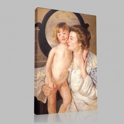 Mary Cassatt-Mother and the Child Stampa su Tela