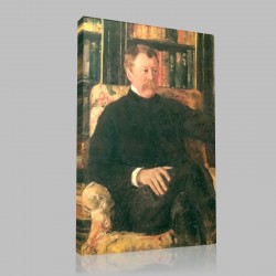 Mary Cassatt-Portrait of Alexander Cassatt Stampa su Tela