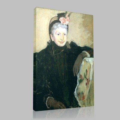 Mary Cassatt-Portrait of an Eldery Lady Canvas