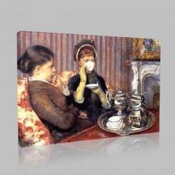Mary Cassatt-Tea Stampa su Tela