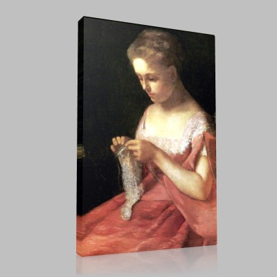Mary Cassatt-The Young Bride Canvas