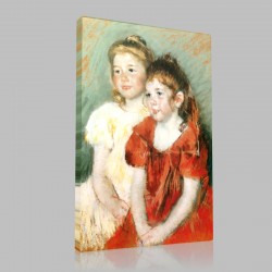 Mary Cassatt-Young Girls Stampa su Tela