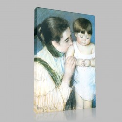 Mary Cassatt-Young Thomas and his Mother Stampa su Tela