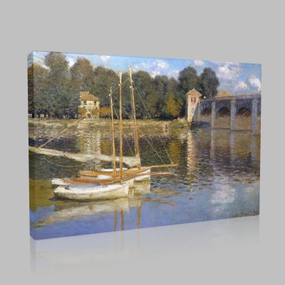 Monet-Pont d'Argenteuil Canvas