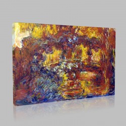 Monet-Ponte Di Giapponese Stampa su Tela