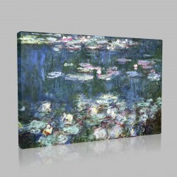 Monet-Waterlilies 1916 Stampa su Tela