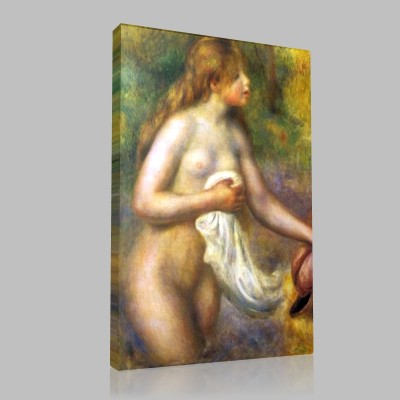 Renoir-Bather, known as Naked in the river Stampa su Tela