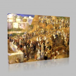 Renoir-Celebrates Arab, Algiers Stampa su Tela