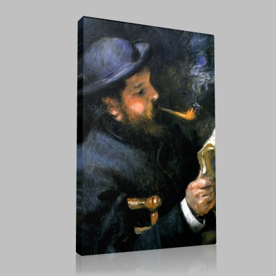 Renoir-Claude Monet lisant Canvas