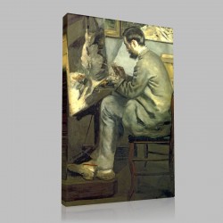 Renoir-Frédéric Bazille Stampa su Tela