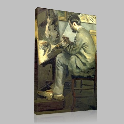 Renoir-Frédéric Bazille Stampa su Tela