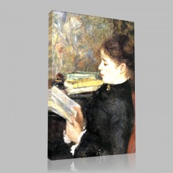Renoir-La Liseuse Stampa su Tela
