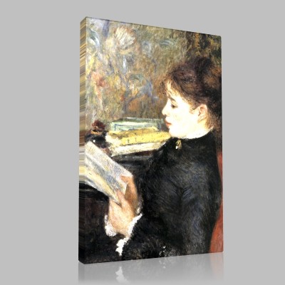 Renoir-La Liseuse Stampa su Tela