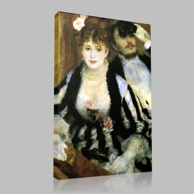 Renoir-La Loge Stampa su Tela