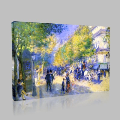 Renoir-Les Grands Boulevards Canvas