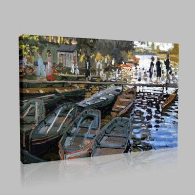 Renoir-Les bains de la Grenouillère Canvas
