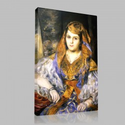 Renoir-Madame Stora en Algérienne Stampa su Tela