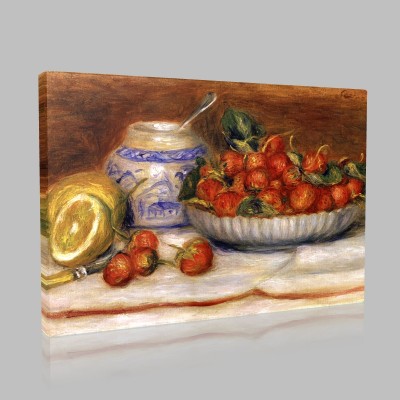 Renoir-Still life,Cutters Stampa su Tela