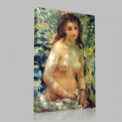 Renoir-Study,chest,effect of sun Stampa su Tela