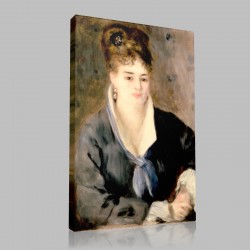 Renoir-Woman in Black Stampa su Tela