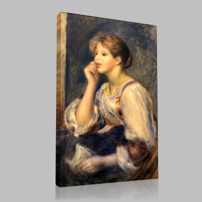 Renoir-Woman with the letter Canvas