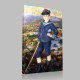 Renoir-Young boy on the beach of port (Robert Nunès) Stampa su Tela