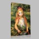 Renoir-Young girl with the Sheaf Stampa su Tela