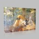 Berthe Morisot-In  the Veranda Canvas