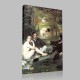 Édouard Manet-Le déjeuner sur l'herbe d'Edouard Manet provoque un scandale au Salon des refusés Canvas