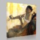 Edgar Degas-Femme assise tirant son gant, jeune femme assise mettant ses gants Canvas