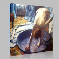 Edgar Degas-Le Tub (2) Stampa su Tela