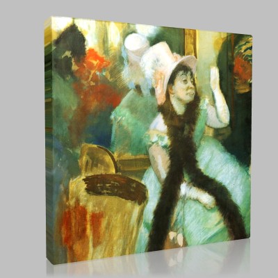 Edgar Degas-Portrait après un bal costumé Canvas