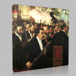 Edgar Degas-l'Orchestre de l'Opéra Stampa su Tela