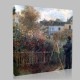 Mary Cassatt-Peignant dans son Jardin Canvas