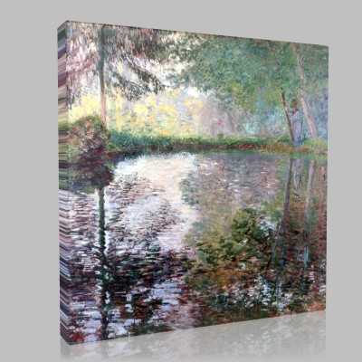Monet, Claude - Pond at Montgeron Canvas Monet, Claude - Pond at Montgeron Canvas