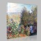 Monet-Corner of the Garden at Montgeron (2) Canvas