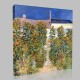 Monet-Garden at Argentuil Canvas