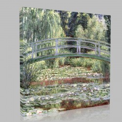 Monet-Ponte de Giapponese (2) Stampa su Tela