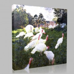 Monet-Turkeys Stampa su Tela
