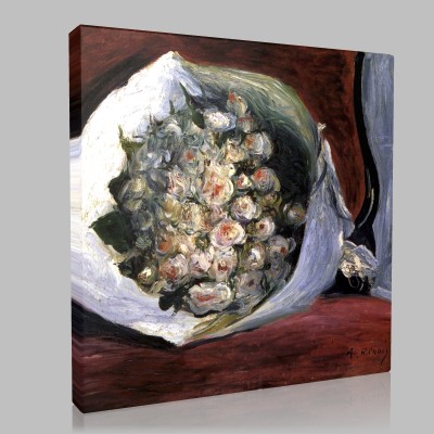 Renoir-Bouquet dans une loge Canvas