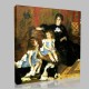 Renoir-Mrs Charpentier and his children Canvas